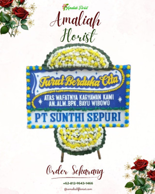 Papan Bunga Duka di Tanjung Sakti Pumi